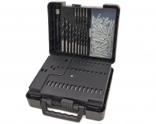 HBM 204-delige Bitset, Borenset en Gatzagenset Deluxe voor Metaal en Hout HBM 204-delige Bitset, Borenset en Gatzagenset Deluxe voor Metaal en Hout
