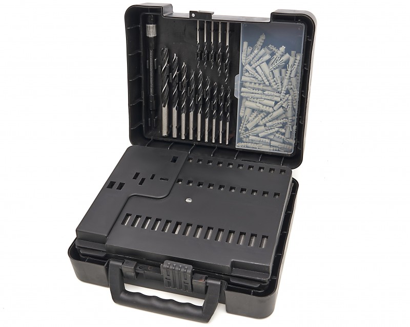 HBM 204-delige Bitset, Borenset en Gatzagenset Deluxe voor Metaal en Hout HBM 204-delige Bitset, Borenset en Gatzagenset Deluxe voor Metaal en Hout