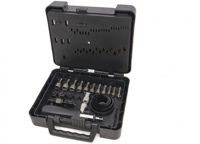 HBM 204-delige Bitset, Borenset en Gatzagenset Deluxe voor Metaal en Hout HBM 204-delige Bitset, Borenset en Gatzagenset Deluxe voor Metaal en Hout