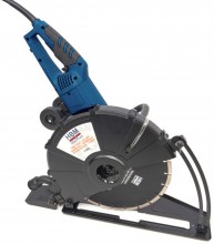 HBM Profi 350 mm watergekoelde muurzaag/betonzaag 2600W, zaagdiepte 120 mm, 4300 rpm