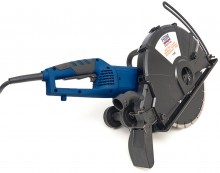 HBM Profi 350 mm watergekoelde muurzaag/betonzaag 2600W, zaagdiepte 120 mm, 4300 rpm