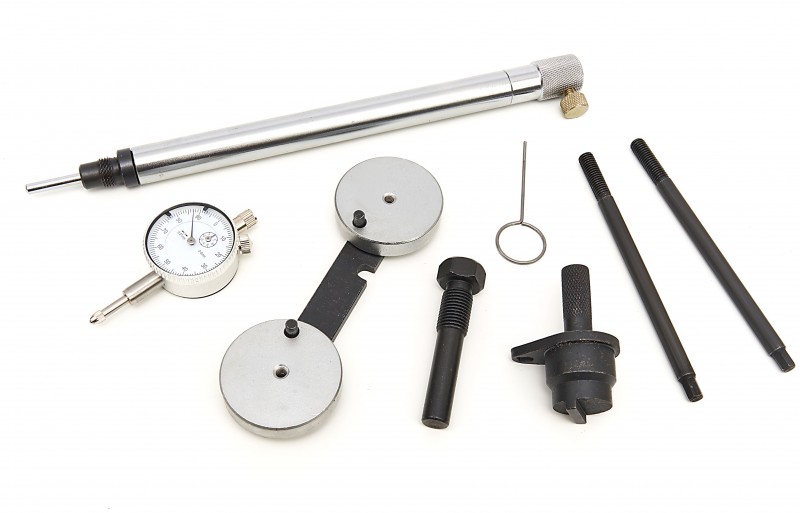 HBM 8-delige professionele VAG timing tool set voor Audi, Seat, Skoda en Volkswagen
