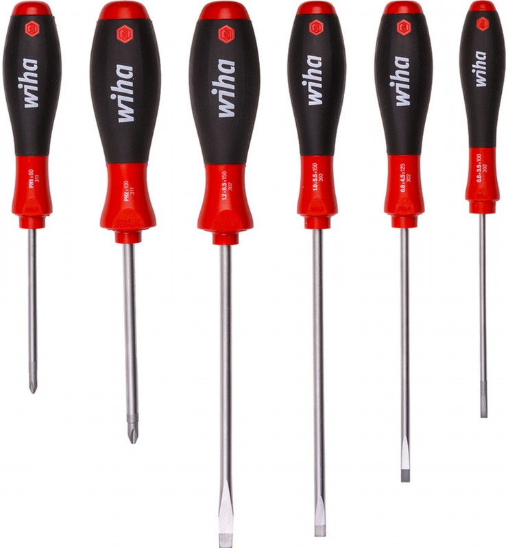 Wiha 6 Delige Schroevendraaierset - 302HK6SO 