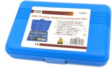 HBM 18-delige slagschroevendraaier set 1/2 inch Sleufkop, Hex, Philips