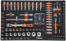Beta gevulde gereedschapswagen 2400S O7/E-M - 309-delig, 7 laden, slot, 4 zwenkwielen, 800 kg, oranje Beta gevulde gereedschapswagen 2400S O7/E-M - 309-delig, 7 laden, slot, 4 zwenkwielen, 800 kg, oranje
