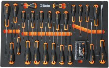 Beta gevulde gereedschapswagen 2400S O7/E-M - 309-delig, 7 laden, slot, 4 zwenkwielen, 800 kg, oranje Beta gevulde gereedschapswagen 2400S O7/E-M - 309-delig, 7 laden, slot, 4 zwenkwielen, 800 kg, oranje