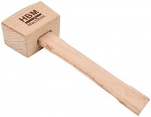 HBM Gutsenset en Steekbeitelset 7-delig met Houten Hamer 220 mm