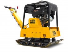 HBM Professionele 13 PK Reversible Trilplaat 820 x 650 mm 38 kN incl. Wielenset en Bestrating Beschermplaat