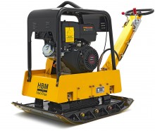 HBM Professionele 13 PK Reversible Trilplaat 820 x 650 mm 38 kN incl. Wielenset en Bestrating Beschermplaat