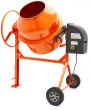 HBM 200 Liter Mobil Betonblander/Betonmixer 800 W 230 V Stål.