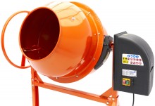HBM 200 Liter Mobil Betonblander/Betonmixer 800 W 230 V Stål.