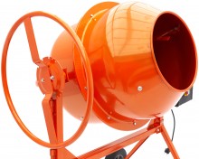 HBM 200 Liter Mobil Betonblander/Betonmixer 800 W 230 V Stål.