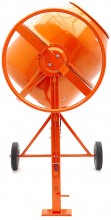 HBM 200 Liter Mobil Betonblander/Betonmixer 800 W 230 V Stål.