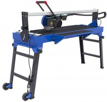 HBM Professionel Fliseskæremaskine 1200 mm - Fliseskærer 1200W, 230V, Snitlængde 1.200 mm, Geringsvinkel 45°.