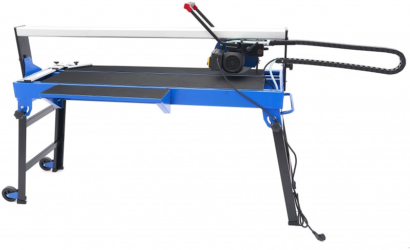 HBM Professionel Fliseskæremaskine 1200 mm - Fliseskærer 1200W, 230V, Snitlængde 1.200 mm, Geringsvinkel 45°.