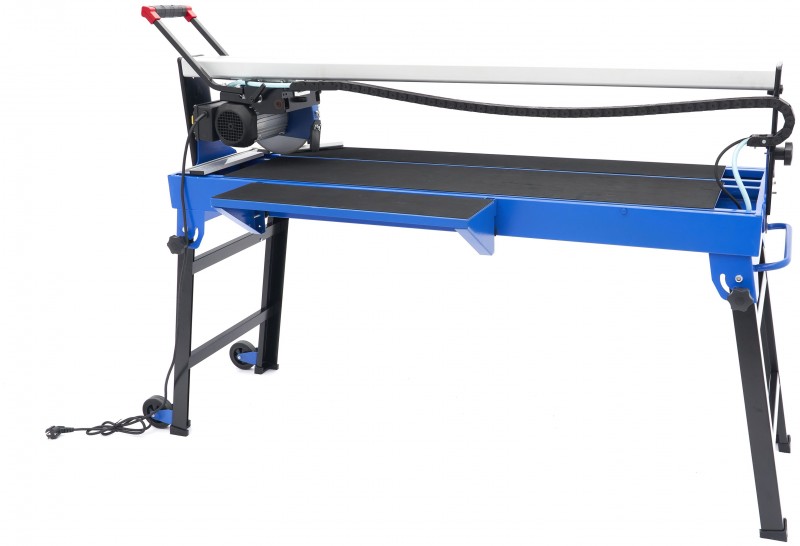 HBM Professionel Fliseskæremaskine 1200 mm - Fliseskærer 1200W, 230V, Snitlængde 1.200 mm, Geringsvinkel 45°.