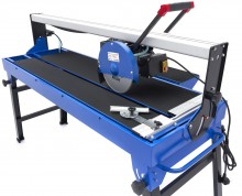 HBM Professionel Fliseskæremaskine 1200 mm - Fliseskærer 1200W, 230V, Snitlængde 1.200 mm, Geringsvinkel 45°.