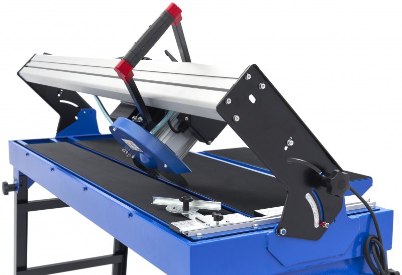 HBM Professionel Fliseskæremaskine 1200 mm - Fliseskærer 1200W, 230V, Snitlængde 1.200 mm, Geringsvinkel 45°.
