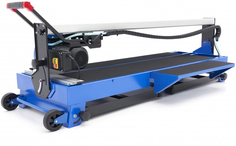HBM Professionel Fliseskæremaskine 1200 mm - Fliseskærer 1200W, 230V, Snitlængde 1.200 mm, Geringsvinkel 45°.