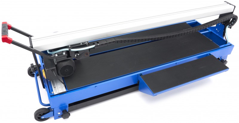 HBM Professionel Fliseskæremaskine 1200 mm - Fliseskærer 1200W, 230V, Snitlængde 1.200 mm, Geringsvinkel 45°.