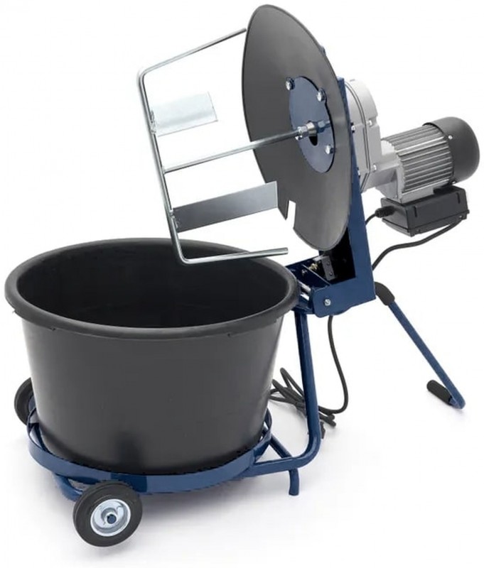 HBM 50 Liter Mengmachine 370 W Verrijdbaar
