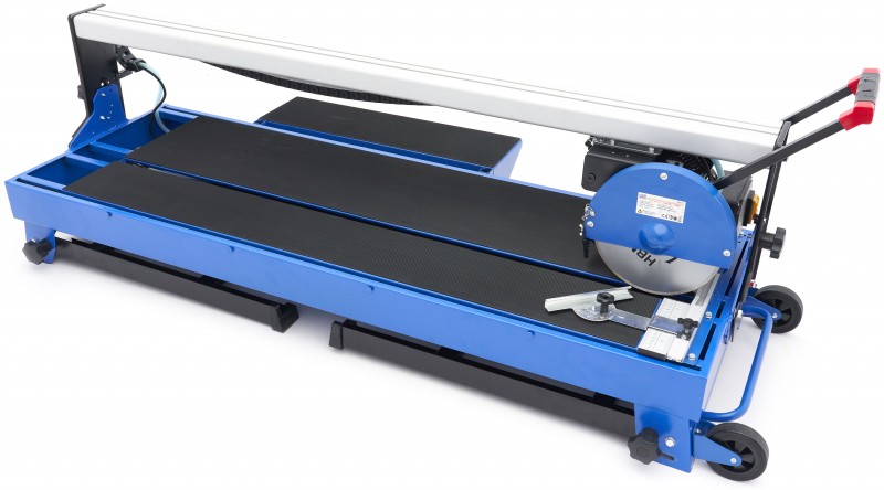 HBM Professionel Fliseskæremaskine 1200 mm - Fliseskærer 1200W, 230V, Snitlængde 1.200 mm, Geringsvinkel 45°.