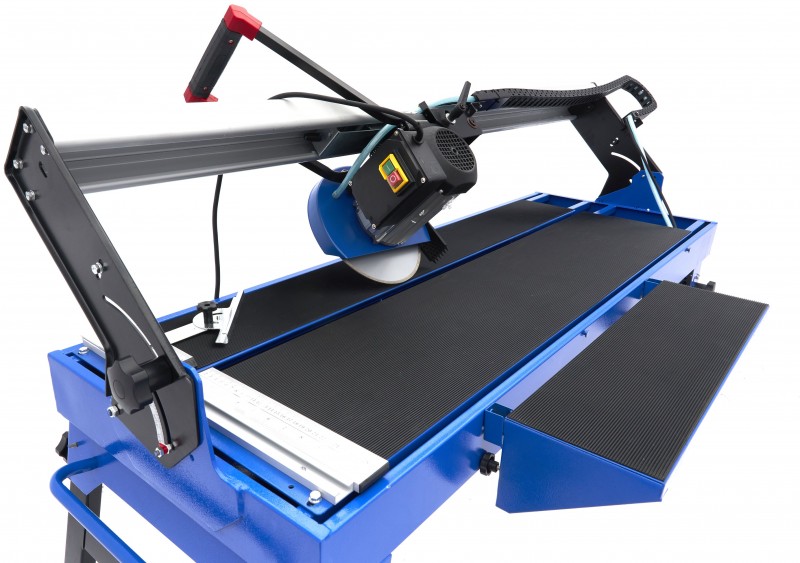 HBM Professionel Fliseskæremaskine 1200 mm - Fliseskærer 1200W, 230V, Snitlængde 1.200 mm, Geringsvinkel 45°.