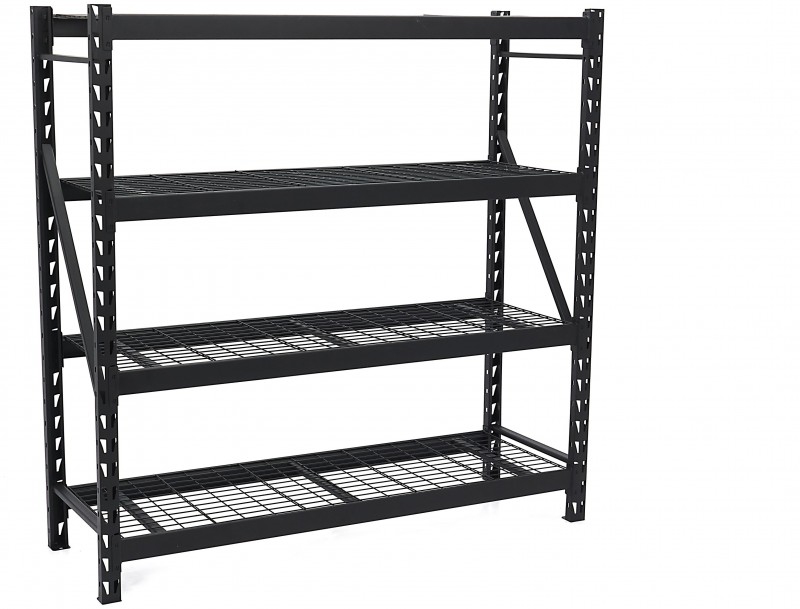 HBM stellingkast staal zwart, 4 planken, 4 x 200 kg, 183 x 183 x 61 cm HBM stellingkast staal zwart, 4 planken, 4 x 200 kg, 183 x 183 x 61 cm