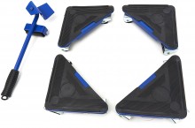 HBM 5-delige Verhuisdolly Set inclusief Hefboom - Max. 150 kg