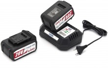 HBM 20V- 4.0Ah Heggenschaar en Grastrimmer Set Inclusief 2 Accu's 