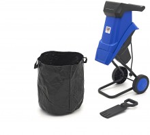 HBM Elektrische Hakselaar 2500W - Tuinhakselaar/Houtversnipperaar met 2 sets messen, 230V, IP24, 10,5 kg