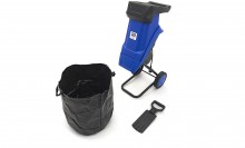 HBM Elektrische Hakselaar 2500W - Tuinhakselaar/Houtversnipperaar met 2 sets messen, 230V, IP24, 10,5 kg