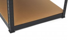 HBM reol af metal MDF 3 x 265 kg 120 x 60 x 90 cm