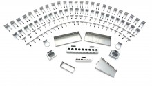 HBM 110-delige ophanghaken, opbergrekken en bakkenset voor gereedschapswanden en modulaire werkplaats systemen, 38 mm
