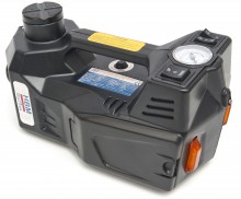 HBM elektrische 12V autokrik 1,5 ton met LED-verlichting en slagmoersleutel, verrijdbaar, 340 Nm