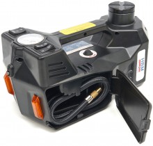 HBM elektrische 12V autokrik 1,5 ton met LED-verlichting en slagmoersleutel, verrijdbaar, 340 Nm