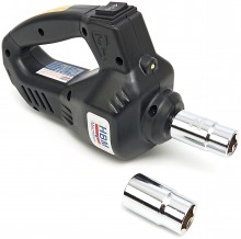 HBM elektrische 12V autokrik 1,5 ton met LED-verlichting en slagmoersleutel, verrijdbaar, 340 Nm