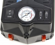 HBM elektrische 12V autokrik 1,5 ton met LED-verlichting en slagmoersleutel, verrijdbaar, 340 Nm