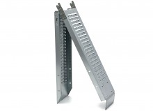HBM Opvouwbare Oprijplaat 160 x 22 cm - Inklapbaar - Vergrendeling - Draagvermogen 112,5 kg