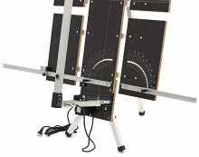 HBM 200W schuimsnijder met poten en zijbladen, 1370 mm snijlengte, 230V, 0,5 mm snijdraad