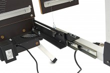 HBM 200W schuimsnijder met poten en zijbladen, 1370 mm snijlengte, 230V, 0,5 mm snijdraad