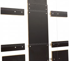 HBM 200W schuimsnijder met poten en zijbladen, 1370 mm snijlengte, 230V, 0,5 mm snijdraad