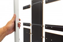 HBM 200W schuimsnijder met poten en zijbladen, 1370 mm snijlengte, 230V, 0,5 mm snijdraad