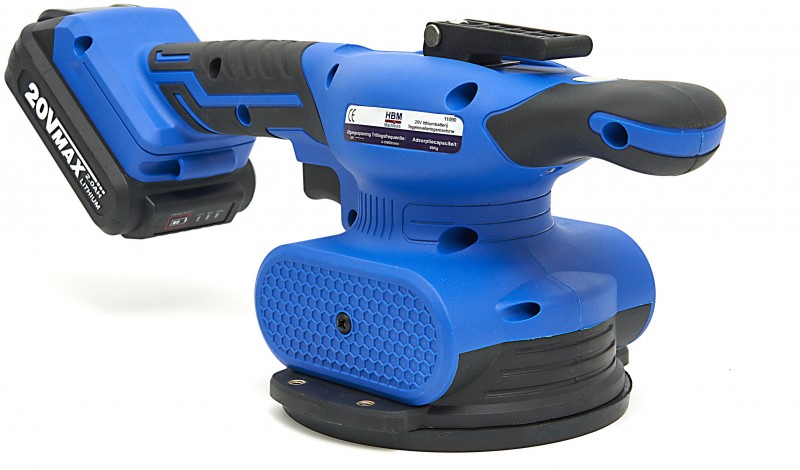HBM 20 Volt 2.0Ah Vibrerende Tegeldrager 130 mm 10.000 rpm Fliseskærer Tilbehør