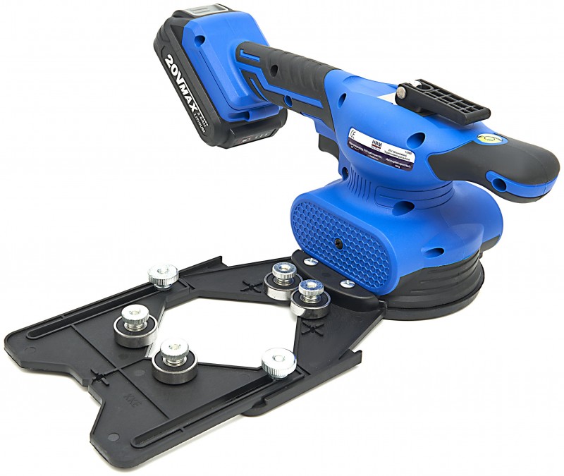HBM 20 Volt 2.0Ah Vibrerende Tegeldrager 130 mm 10.000 rpm Fliseskærer Tilbehør