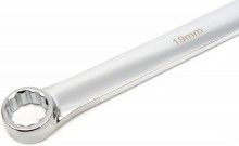HBM 10-delige professionele extra lange ringsleutelset met vaste kop en ratelfunctie 8-19 mm