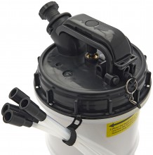 HBM 6 Liter Handmatige Vacuüm- en Vloeistofpomp, Robuuste Uitvoering