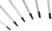 HBM 6-delt Torx skruetrækkersæt med anti-slip soft grip håndtag og magnetiske spidser