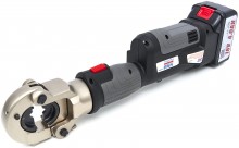 HBM hydraulische kabelkrimptang set 16-300 mm² 60 kN op accu, 18 V, 4 Ah, incl. opbergkoffer HBM hydraulische kabelkrimptang set 16-300 mm² 60 kN op accu, 18 V, 4 Ah, incl. opbergkoffer