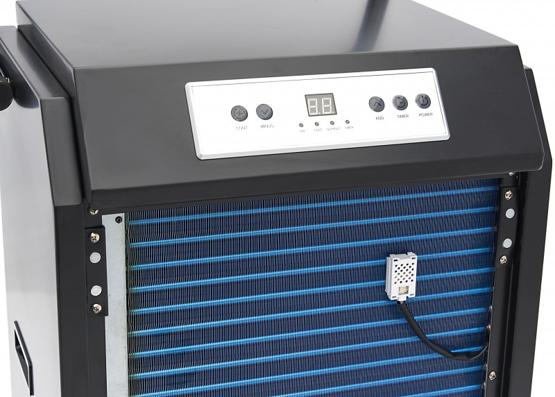 HBM professionel byggetørrer luftaffugter 90 liter/dag 1080 watt digital på hjul R290. HBM professionel byggetørrer luftaffugter 90 liter/dag 1080 watt digital på hjul R290.
